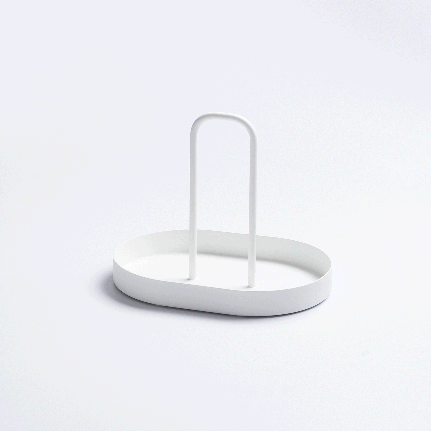 Vanity Tray with Handle - Steel