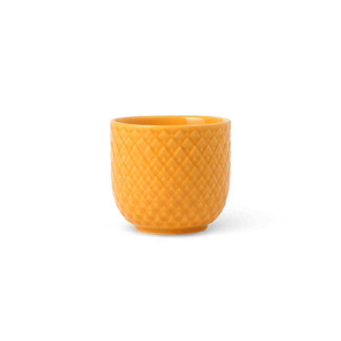 Lyngby Porcelæn Rhombe Color Egg Cup, H: 1.8"
