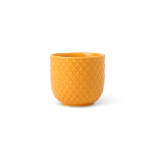 Lyngby Porcelæn Rhombe Color Egg Cup, H: 1.8"