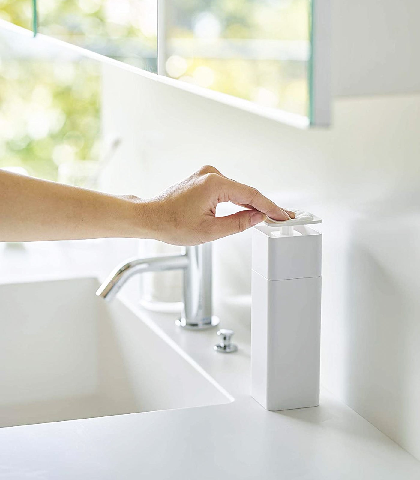 Yamazaki Home Push Soap Dispenser
