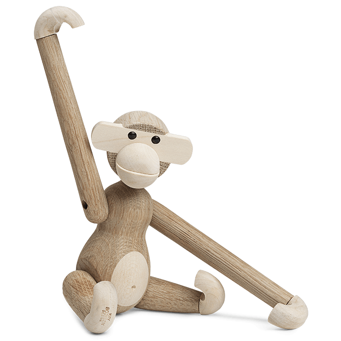 Kay Bojesen Monkey, Oak/Maple, Small