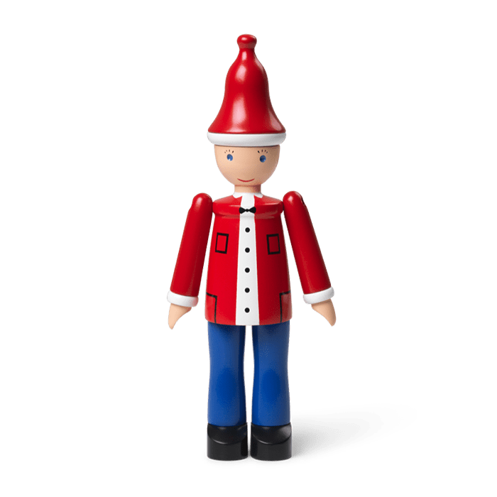 Kay Bojesen Christmas Ole, Red/Blue/White, H: 6.9"