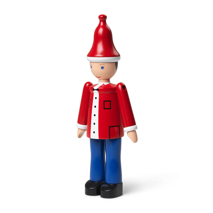 Kay Bojesen Christmas Ole, Red/Blue/White, H: 6.9"