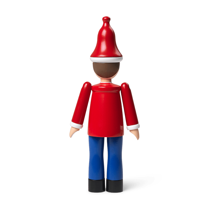 Kay Bojesen Christmas Ole, Red/Blue/White, H: 6.9"