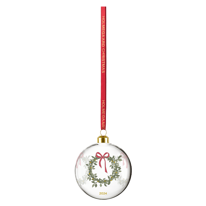 Holmegaard Annual Christmas Bauble, Clear, Small