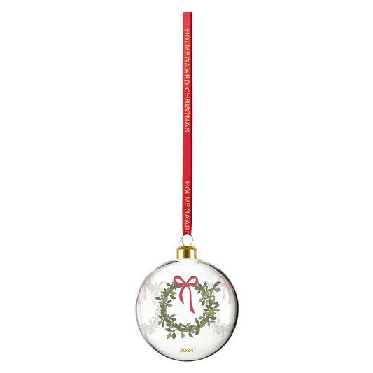 Holmegaard Annual Christmas Bauble, Clear, Small