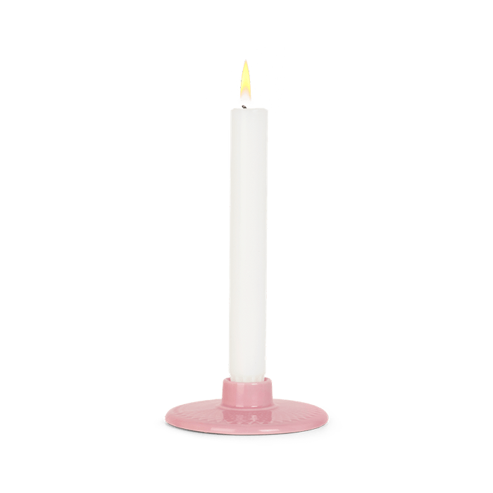 Lyngby Porcelæn Rhombe Color Candleholder, Ø: 4.1"