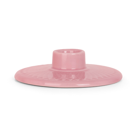 Lyngby Porcelæn Rhombe Color Candleholder, Ø: 4.1"