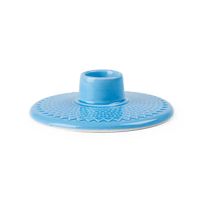 Lyngby Porcelæn Rhombe Color Candleholder, Ø: 4.1"