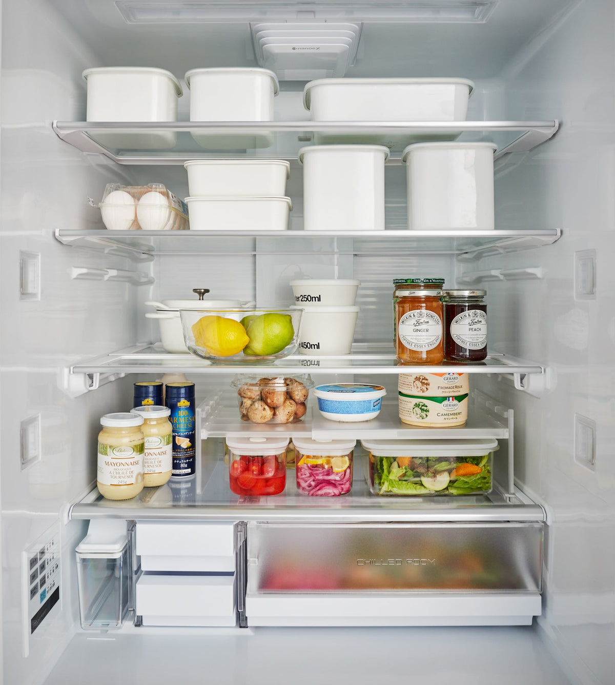 Two-Way Adjustable Refrigerator Shelf