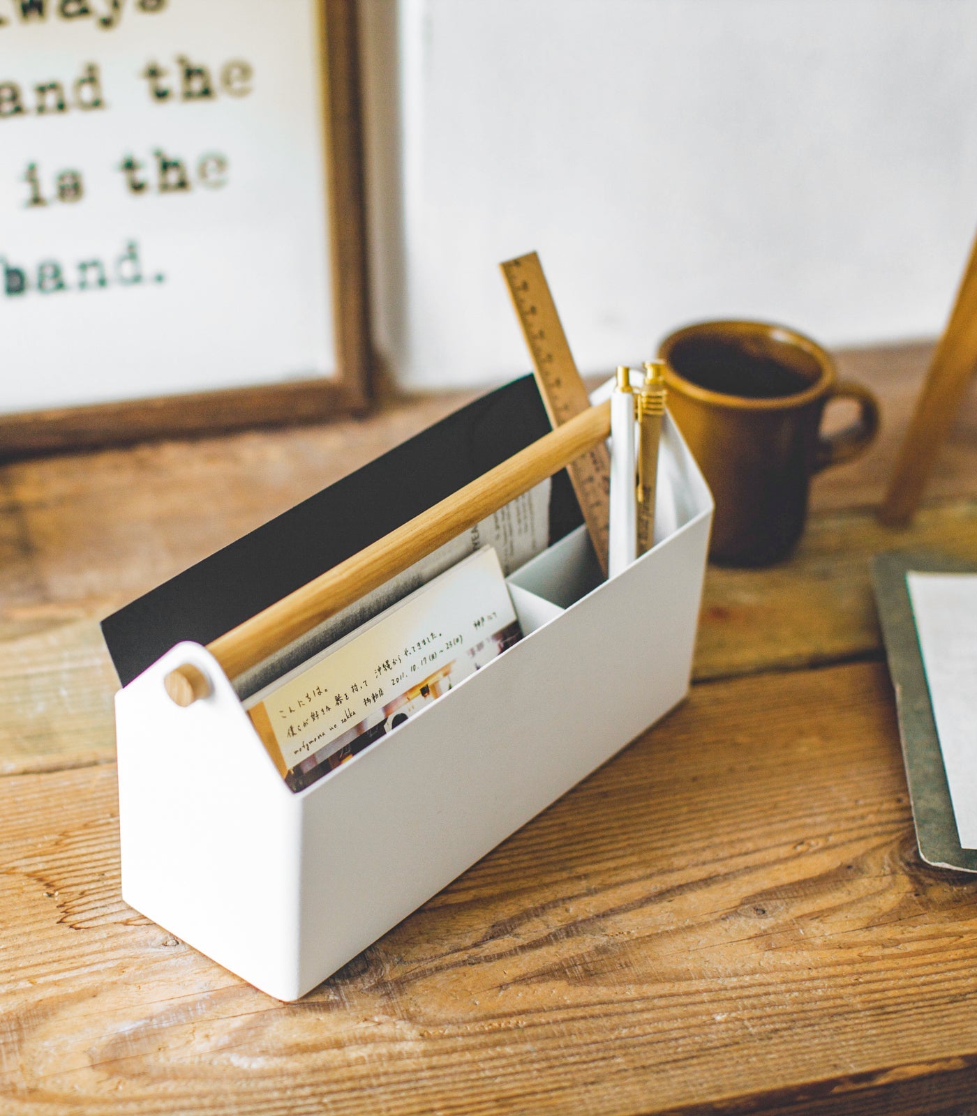 Yamazaki Home Pen and Desk Organizer Large