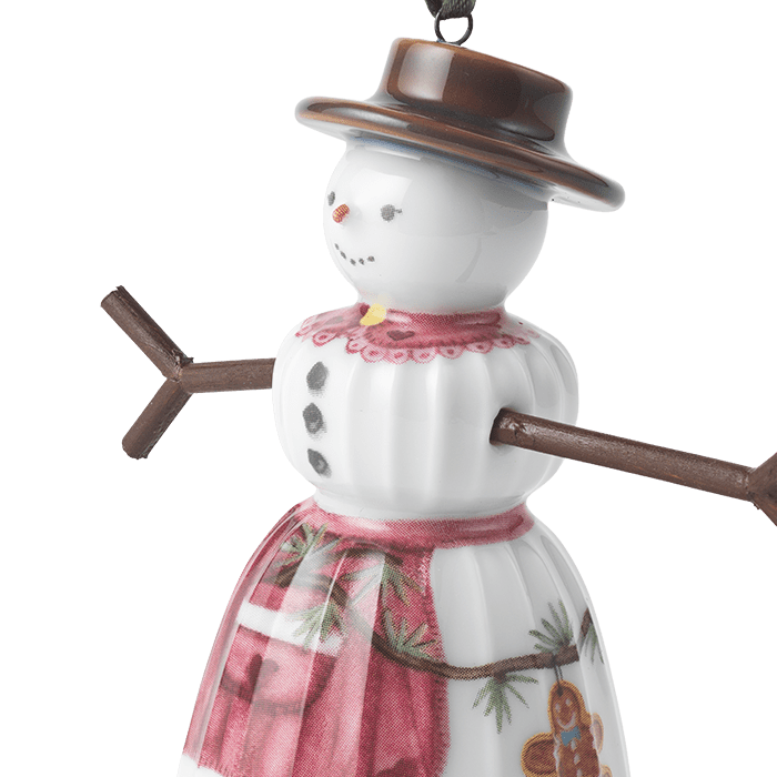 Kähler Hammershøi Christmas Hanging Snowwife, H: 3.5"