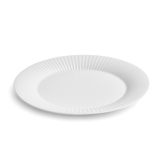 Kähler Hammershøi Oval Serving Dish, White, W: 11.2"