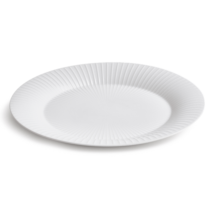 Kähler Hammershøi Oval Serving Dish, White, W: 13.4"