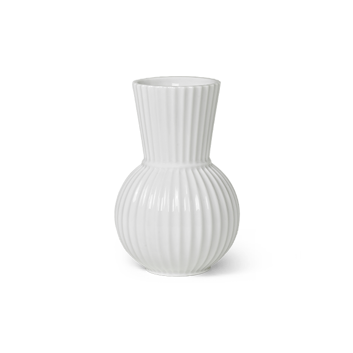 Lyngby Tura Vase, White