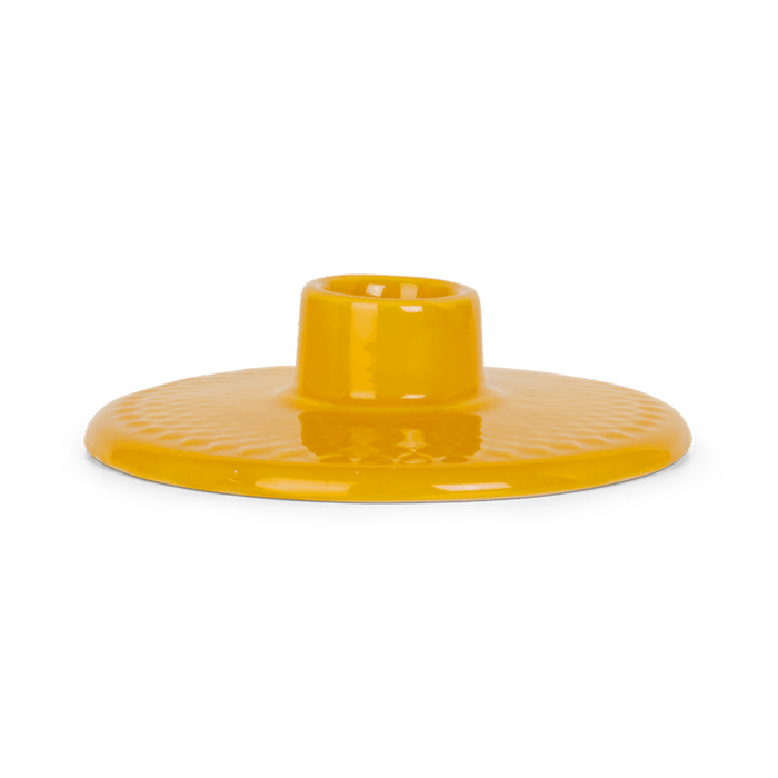 Lyngby Porcelæn Rhombe Color Candleholder, Ø: 4.1"