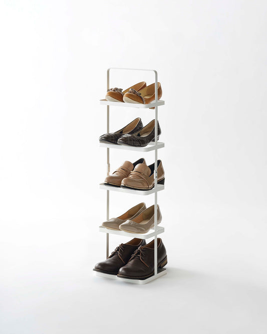 Yamazaki Home Tower Five-Tier Shoe Rack - 31-Inch Steel