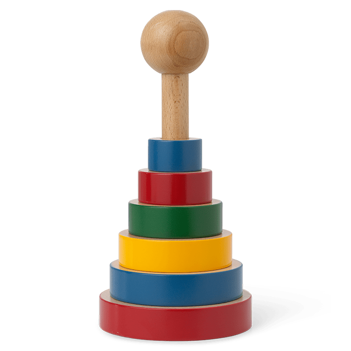 Kay Bojesen Pyramid Tower, Multi, H: 8.9"