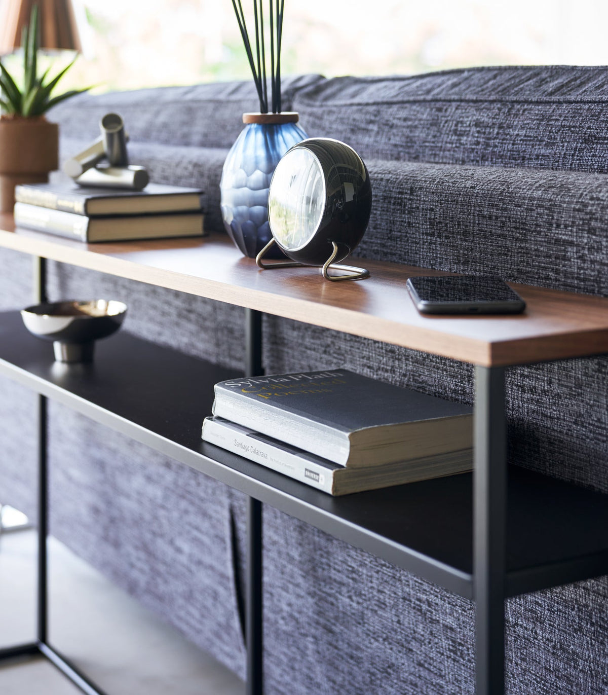 Long Console Table - Steel