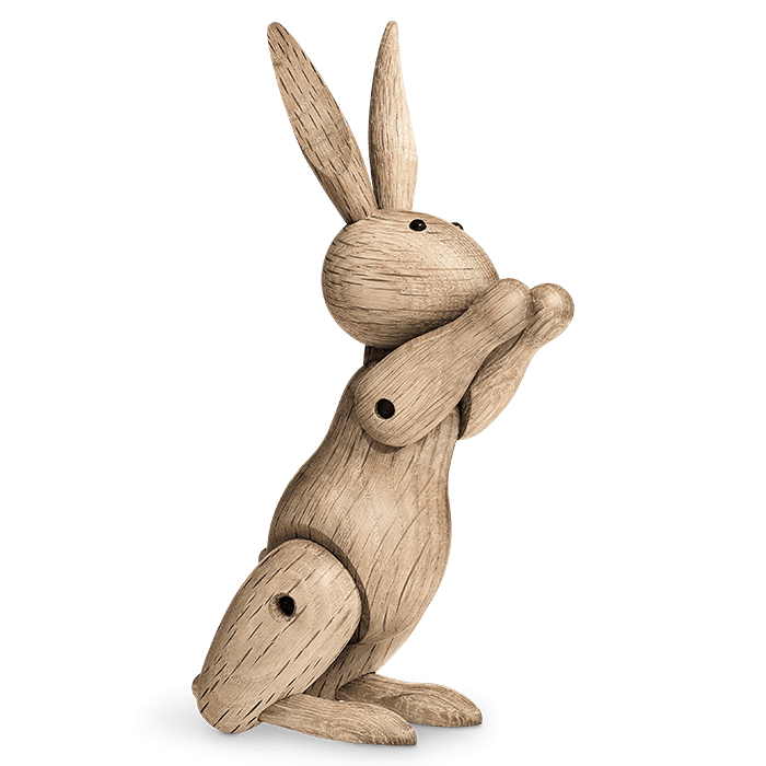 Kay Bojesen Rabbit, Oak, H: 6.3"