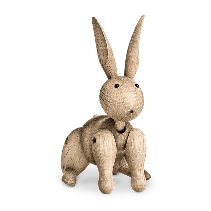 Kay Bojesen Rabbit, Oak, H: 6.3"