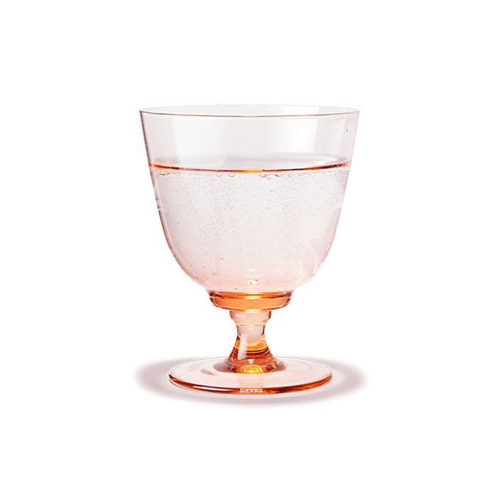 Holmegaard Flow Tumbler on foot, 11.8 Oz, 1 Pcs.