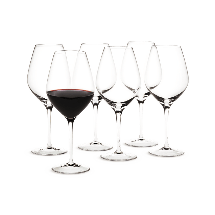 Holmegaard Cabernet Red Wine Glass, Clear, 17.6 Oz, 6 Pcs.