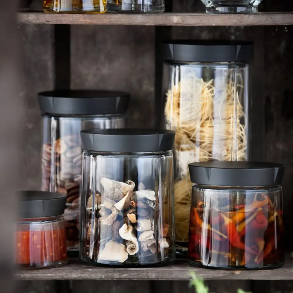 Rosendahl Grand Cru Storage Jar, Black