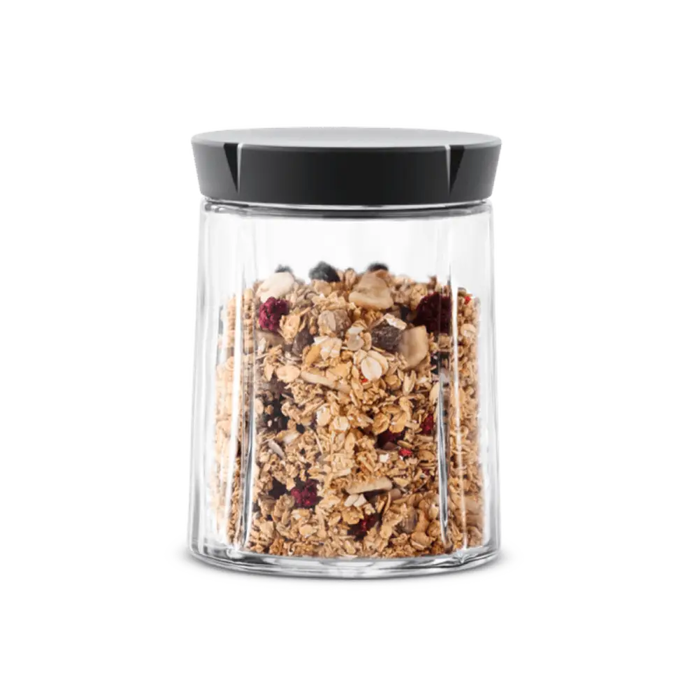 Rosendahl Grand Cru Storage Jar, Black