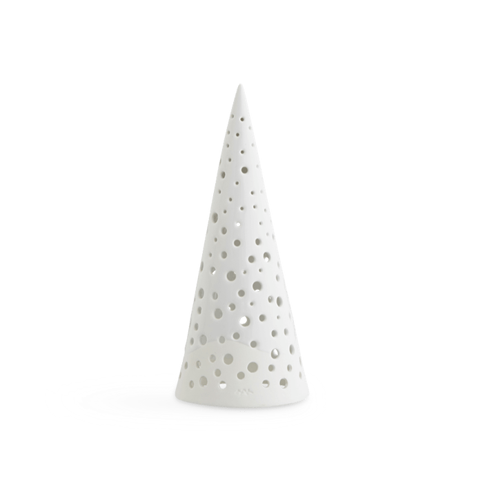 Kähler Nobili Tealight Holder High, Snow White