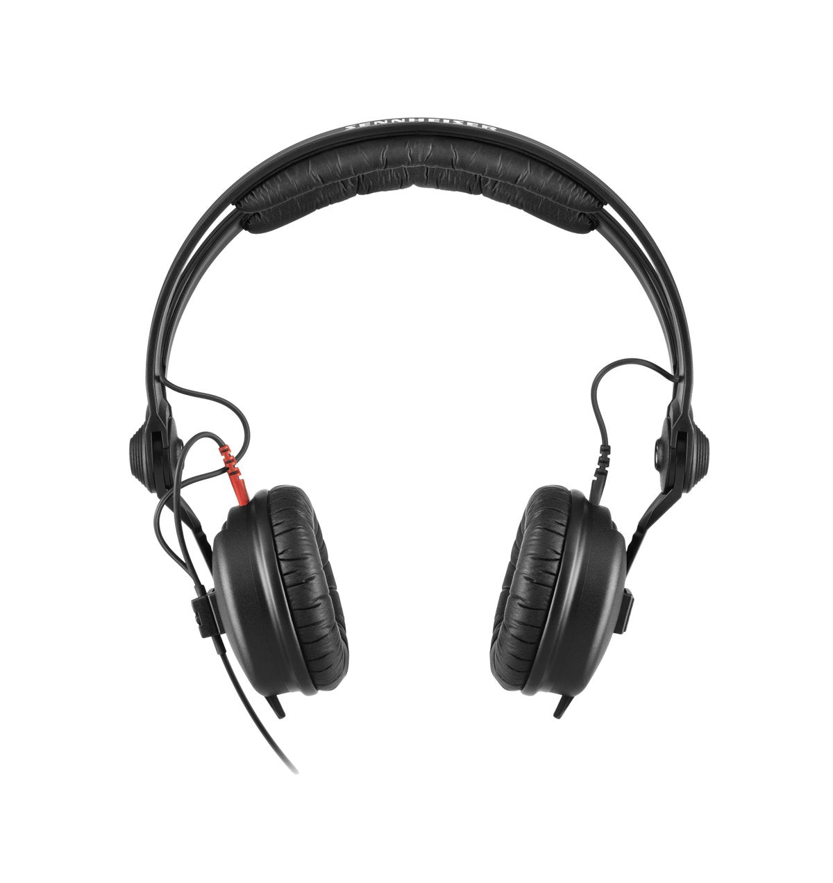 Sennheiser HD 25 black on-ear headphones, front view