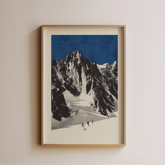 Sandgrain Studio Ski - Mountain Art Print