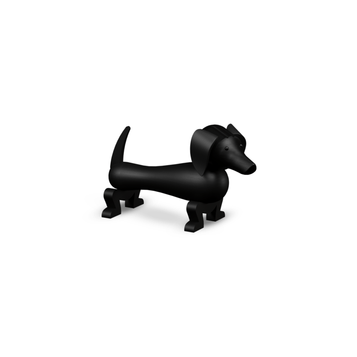 Kay Bojesen Dog, Dark Stained Oak