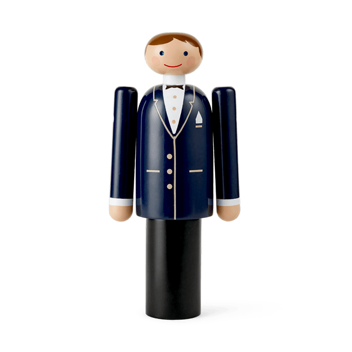 Kay Bojesen Groom, Blue/Black/White