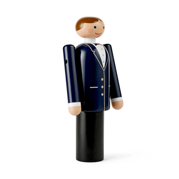 Kay Bojesen Groom, Blue/Black/White