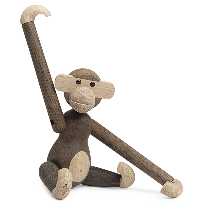 Kay Bojesen Monkey, Oak/Smoked Oak, Small