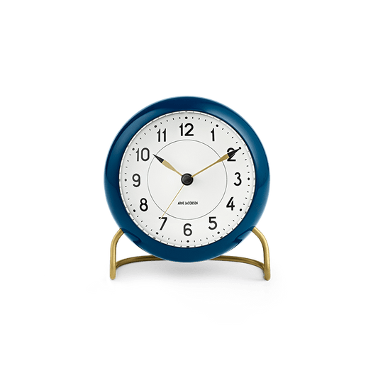 Arne Jacobsen Station Table Clock, H: 4.7"