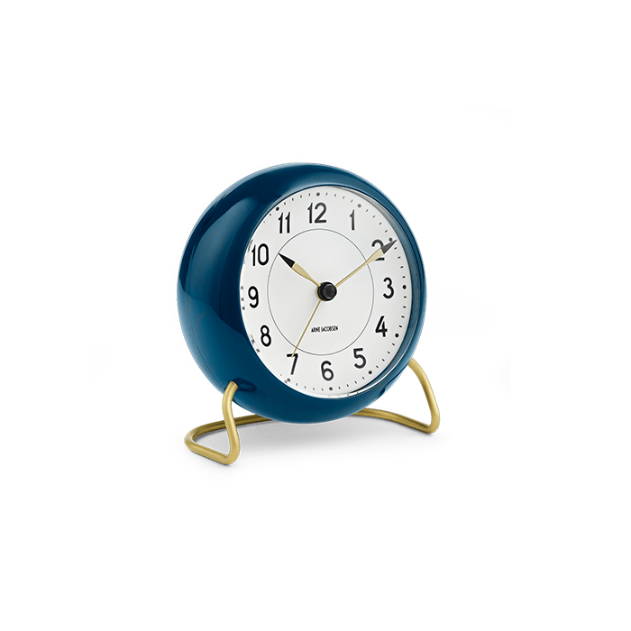 Arne Jacobsen Station Table Clock, H: 4.7"