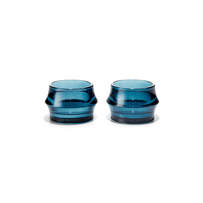 Holmegaard ARC Tealight Holder, Dark Blue, 2.8", 2 Pcs.