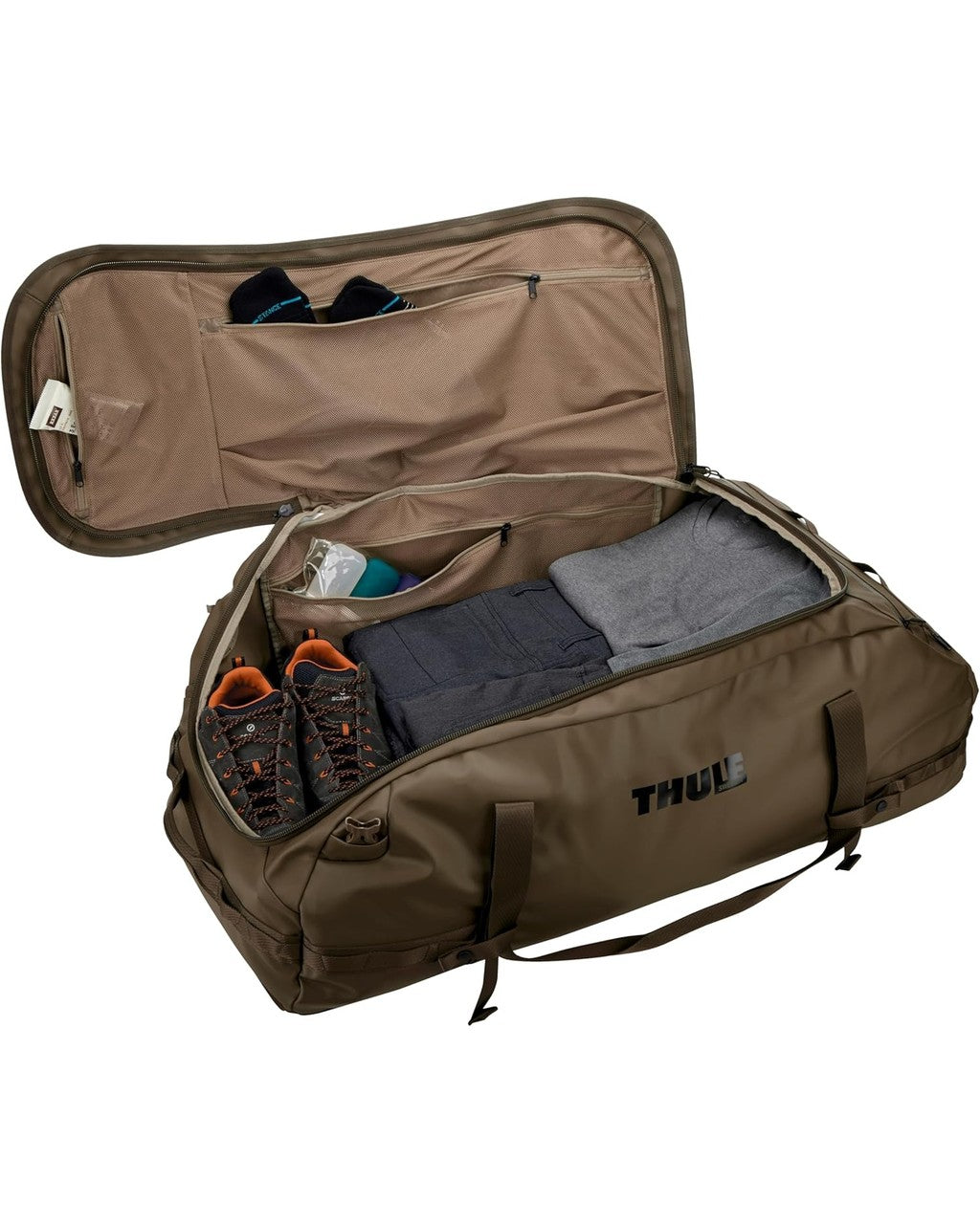 Thule Chasm Duffel Bag || color: Deep Khaki + size: 130L 