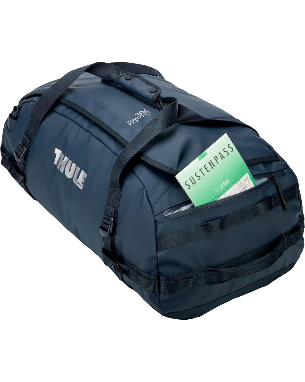 Thule Chasm Duffel Bag || color: Darkest Blue + size: 70L 