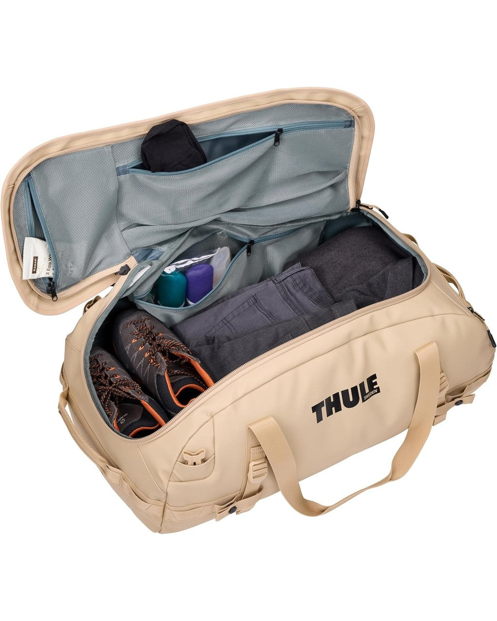 Thule Chasm Duffel Bag || color: Gentle Beige + size: 70L
