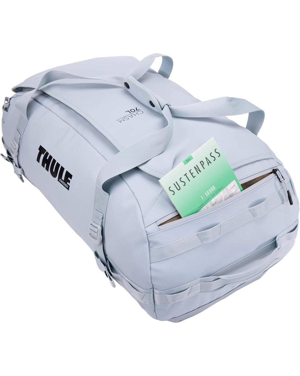 Thule Chasm Duffel Bag || color: Soft Blue + size: 70L
