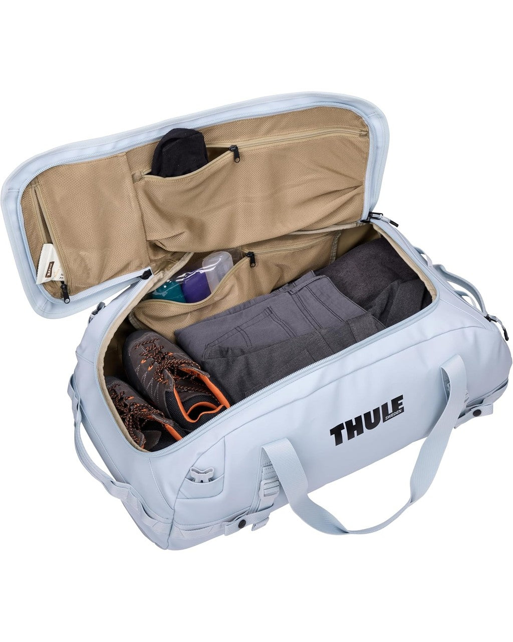 Thule Chasm Duffel Bag || color: Soft Blue + size: 70L