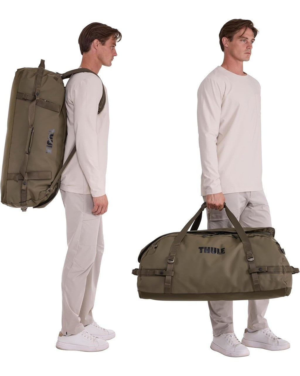 Thule Chasm Duffel Bag || color: Deep Khaki + size: 90L 