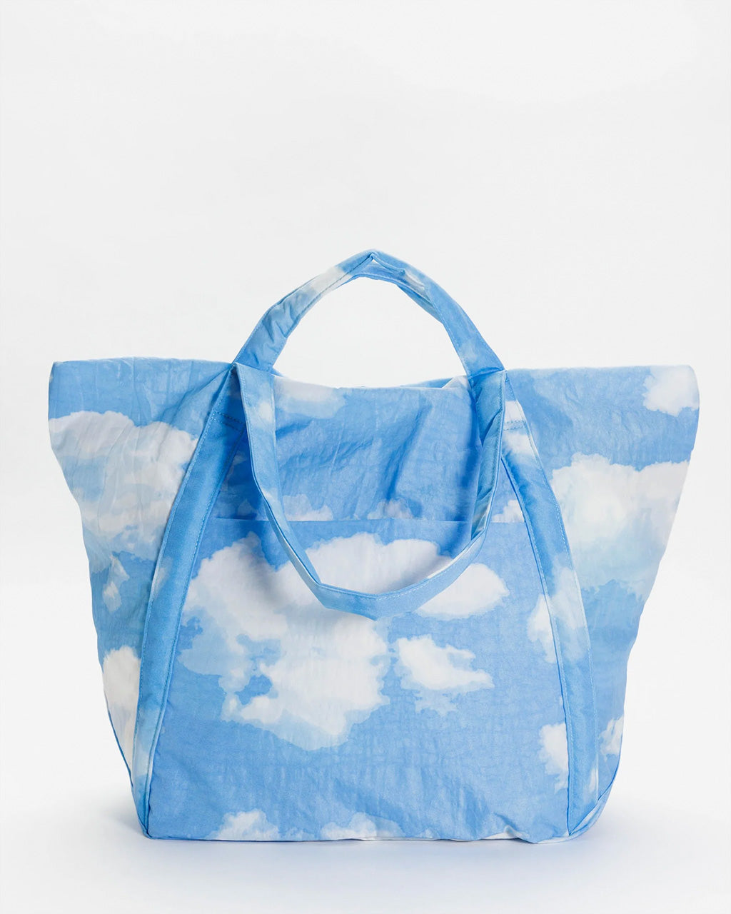 Travel Cloud Bag : Black & White Pixel Gingham - Baggu