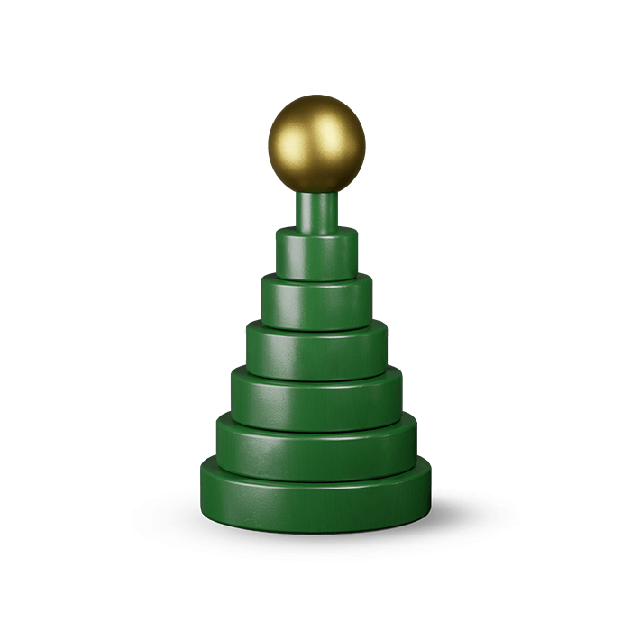Kay Bojesen Christmas Tree, Green