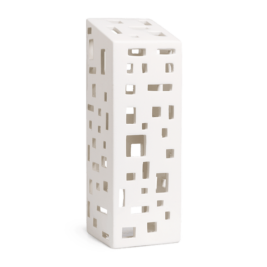 Kähler Urbania Lighthouse High Building, White, H: 8.7"