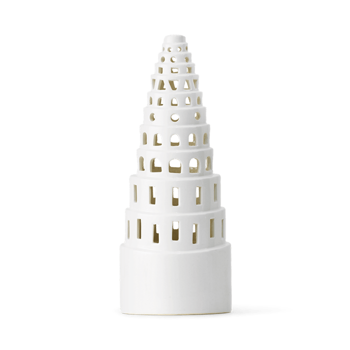 Kähler Urbania Lighthouse High Tower, White, H: 8.9"