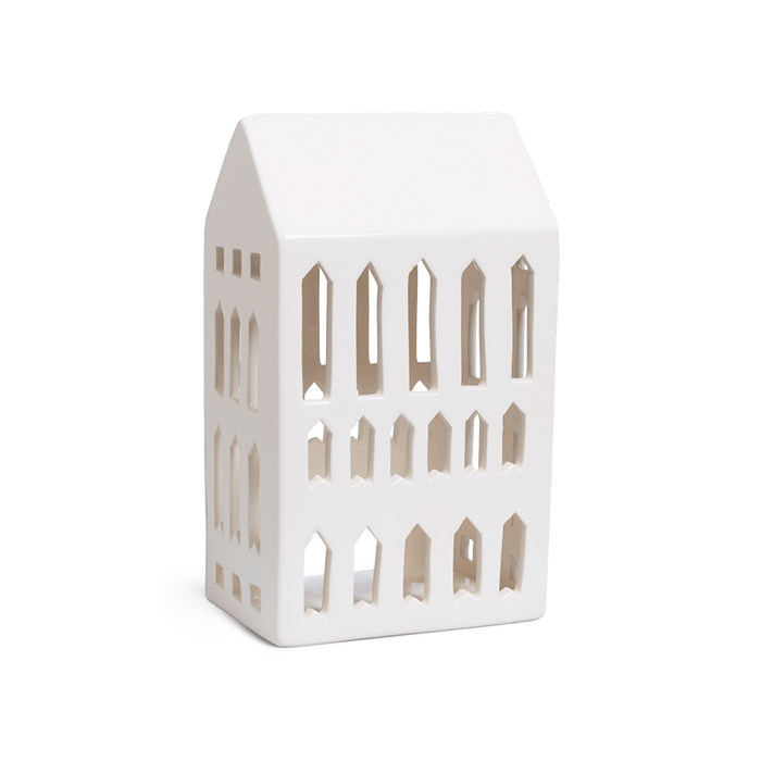 Kähler Urbania Lighthouse Church, White, H: 7.1"